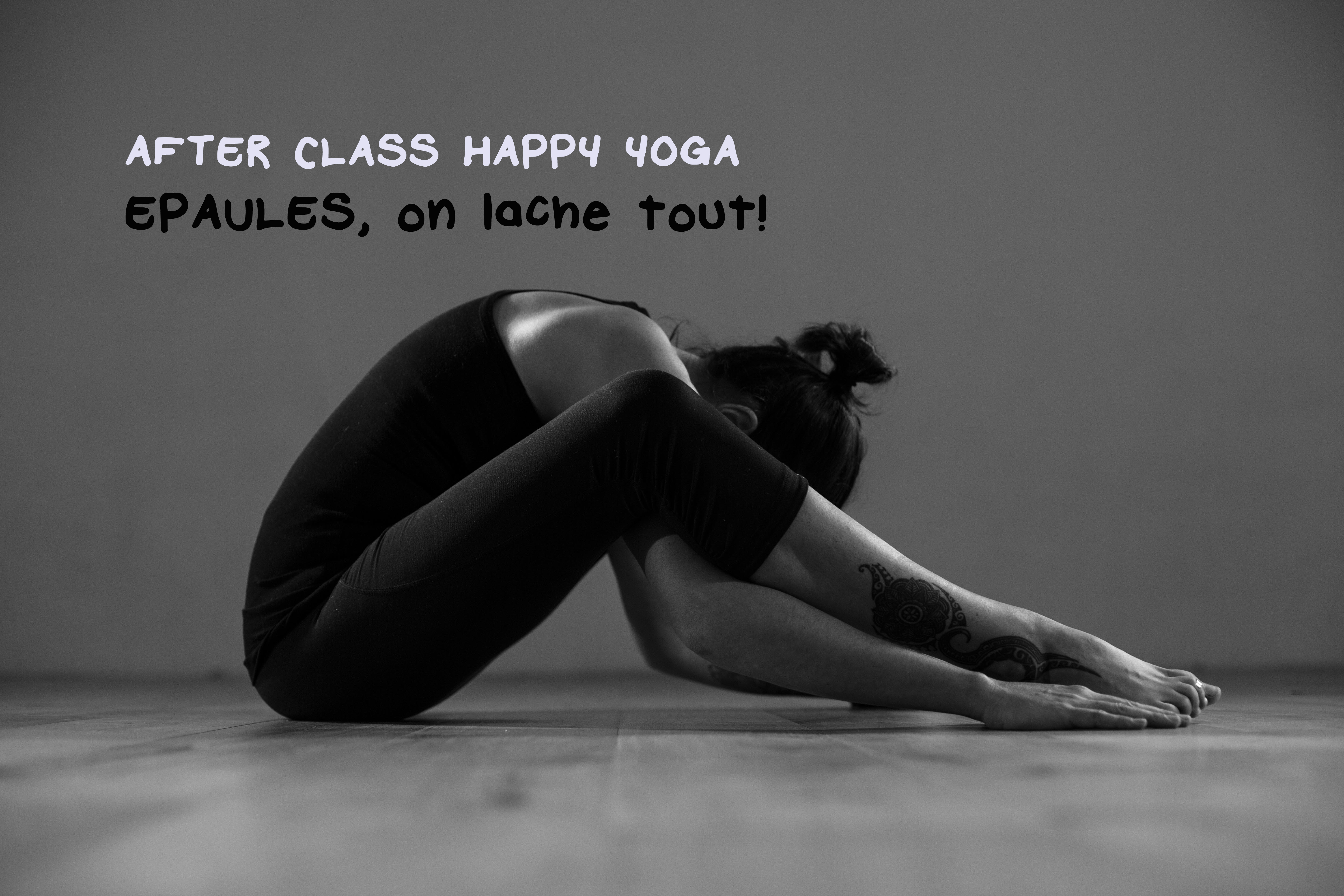 You are currently viewing After class yoga : Épaules, on lâche tout!